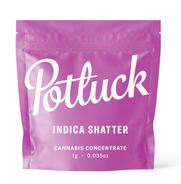 Potluck - Indica Shatter - cannabis Concentrate | Coast to Coast Medicinals Canada