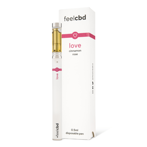 FeelCBD – Love – Dispsable CBD Vape Pen 0.5ml | Coast to Coast Medicinals Canada