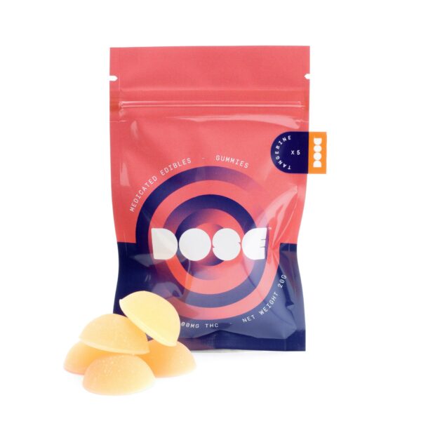 Dose Edibles Gummies – Tangerine | Coast to Coast Medicinals Canada