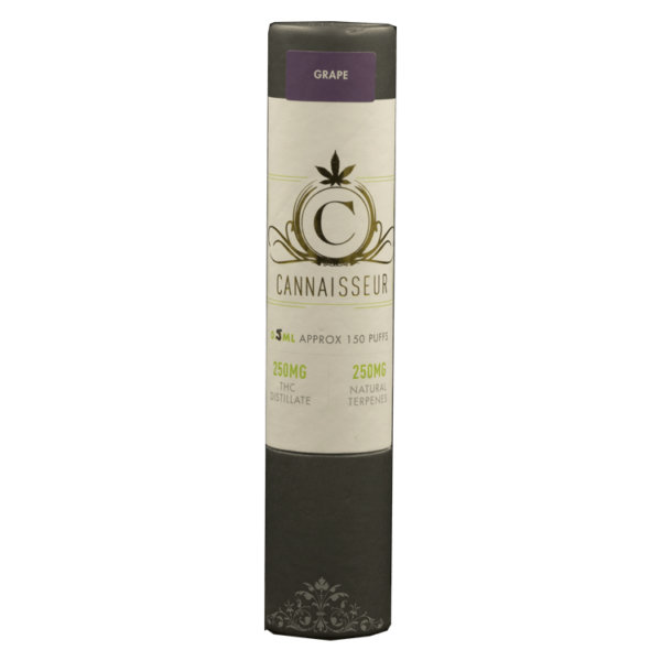 Cannaisseur – Disposable THC Distillate Pen – Grape 0.3ml | Coast to Coast Medicinals Canada