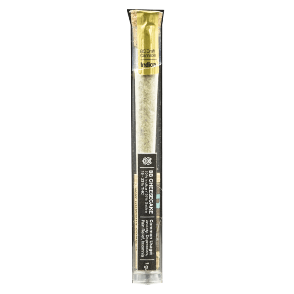 Flowerpwr – Pre-Roll – BB Cheesecake – 1g | Coast to Coast Medicinals Canada