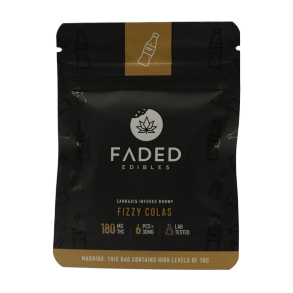 Faded Edibles – Fizzy Colas – 180mg | Coast to Coast Medicinals Canada