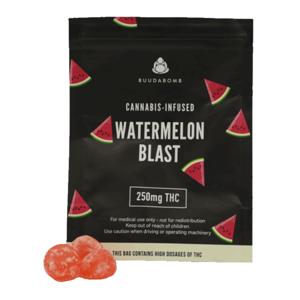 Buudabomb – Watermelon Blast – 250mg | Coast to Coast Medicinals Canada