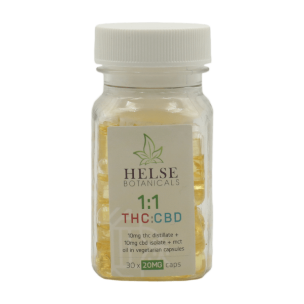 Helse Botanicals – 1:1 THC/CBD Capsules | Coast to Coast Medicinals Canada