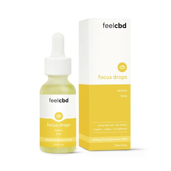 FeelCBD – Focus Drops – CBD Tincture 300mg | Coast to Coast Medicinals Canada