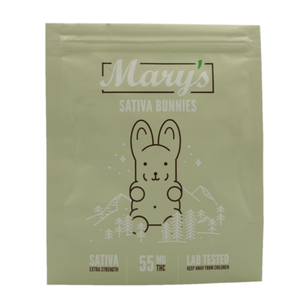 Mary’s Medibles – Sativa Bunnies – Extra Strength – 55mg | Coast to Coast Medicinals Canada