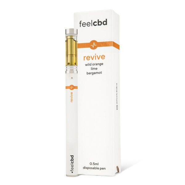FeelCBD – Revive – Dispsable CBD Vape Pen 0.5ml | Coast to Coast Medicinals Canada