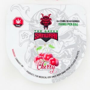 The Green Samurai – Cherry Gummies – 150mg | Coast to Coast Medicinals Canada