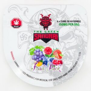 The Green Samurai – Fruit Pack Gummies – 150mg | Coast to Coast Medicinals Canada