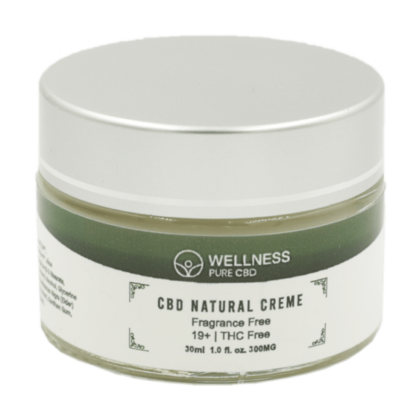 Wellness Pure CBD – Natural Creme – 500mg | Coast to Coast Medicinals Canada