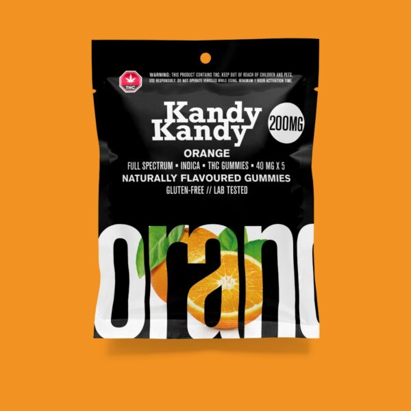 Kandy Kandy – Orange Gummies | Coast to Coast Medicinals Canada