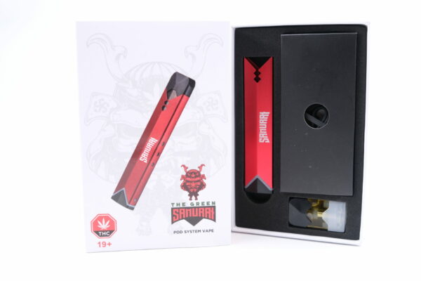 The Green Samurai – LED Vape Kit – 1ml THC | Coast to Coast Medicinals Canada