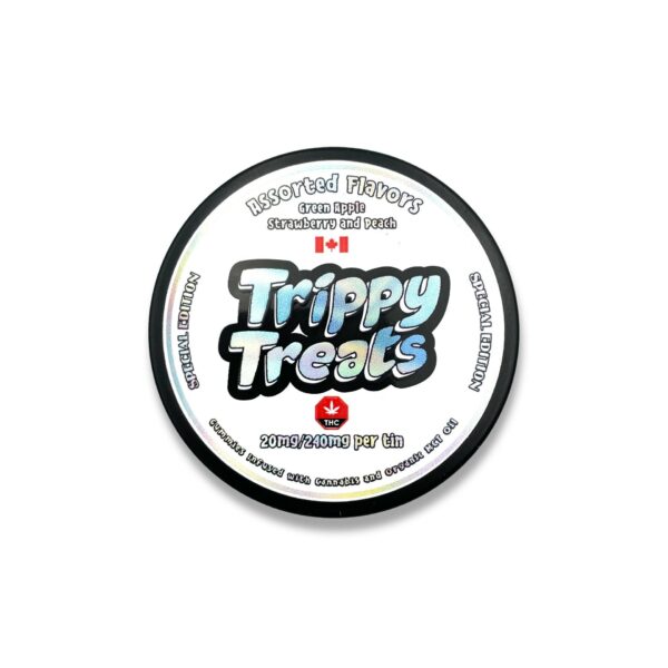 Trippy Treats – Assorted Flavour Gummies – 400mg THC | Coast to Coast Medicinals Canada