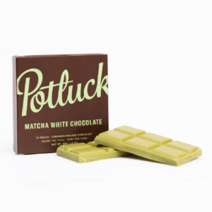 Potluck – Infused Chocolate – Matcha White Chocolate – 300mg THC | Coast to Coast Medicinals Canada