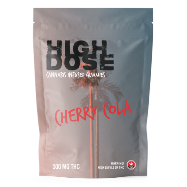 High Dose – cannabis Infused Gummies – Cherry Cola – 500mg/1500mg | Coast to Coast Medicinals Canada