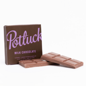 Potluck – Infused Chocolate – Milk Chocolate – 300mg THC | Coast to Coast Medicinals Canada