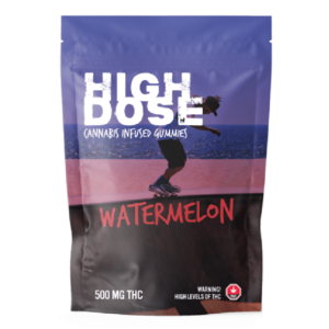 High Dose – cannabis Infused Gummies – Watermelon – 500mg/1000mg | Coast to Coast Medicinals Canada