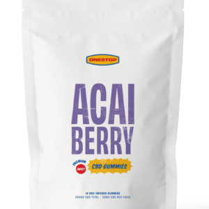 OneStop – Açai Berry CBD Gummies 500mg | Coast to Coast Medicinals Canada