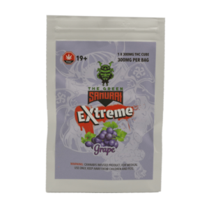 Green Samurai Extreme – Grape Gummy – 300mg THC | Coast to Coast Medicinals Canada